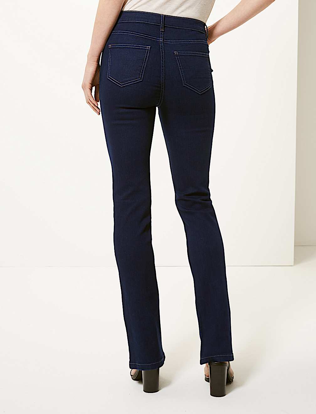 Mid Rise Bootcut Jeans