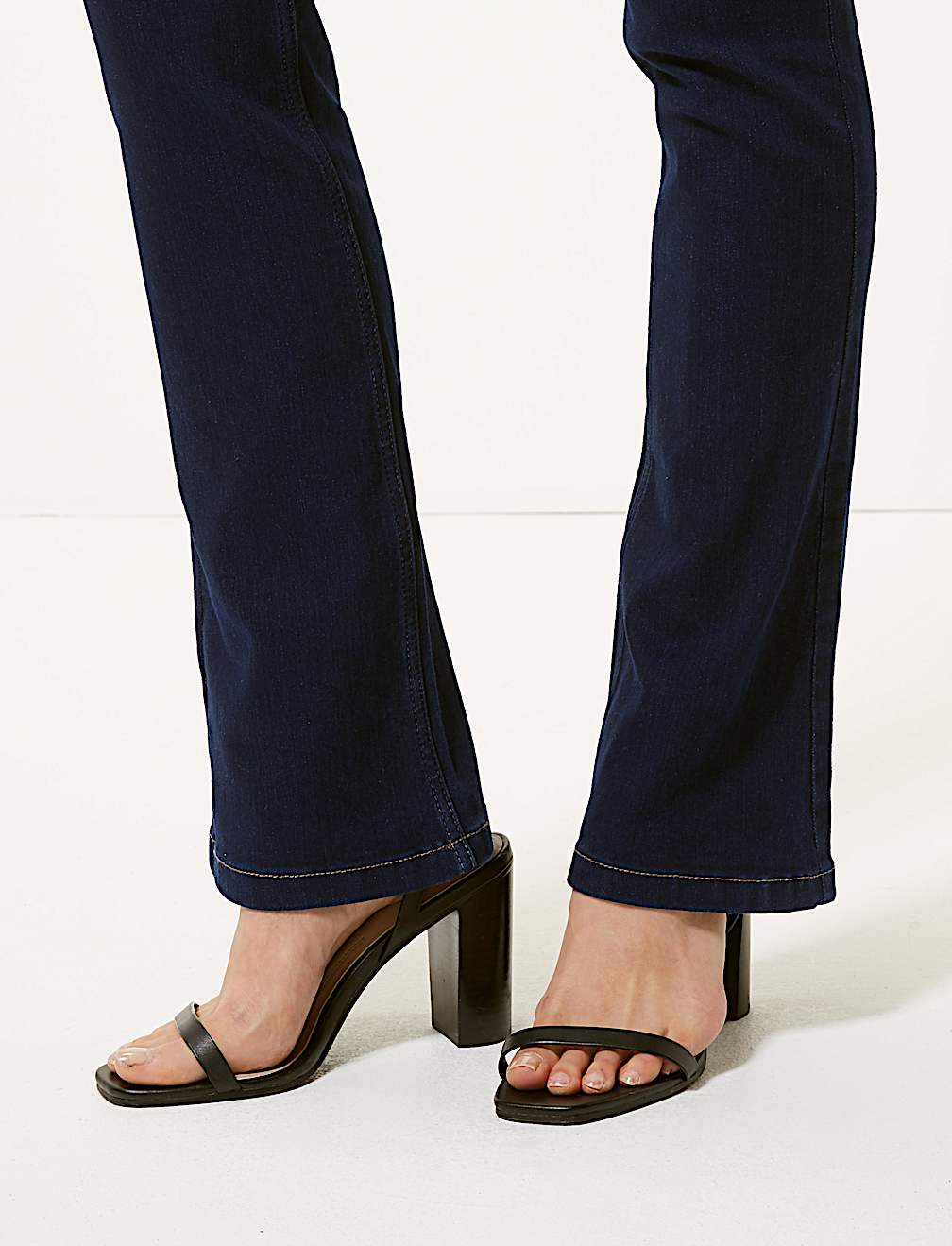 Mid Rise Bootcut Jeans