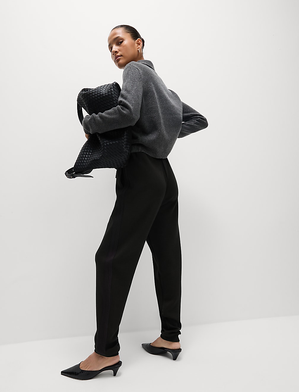Side Stripe Tapered Joggers