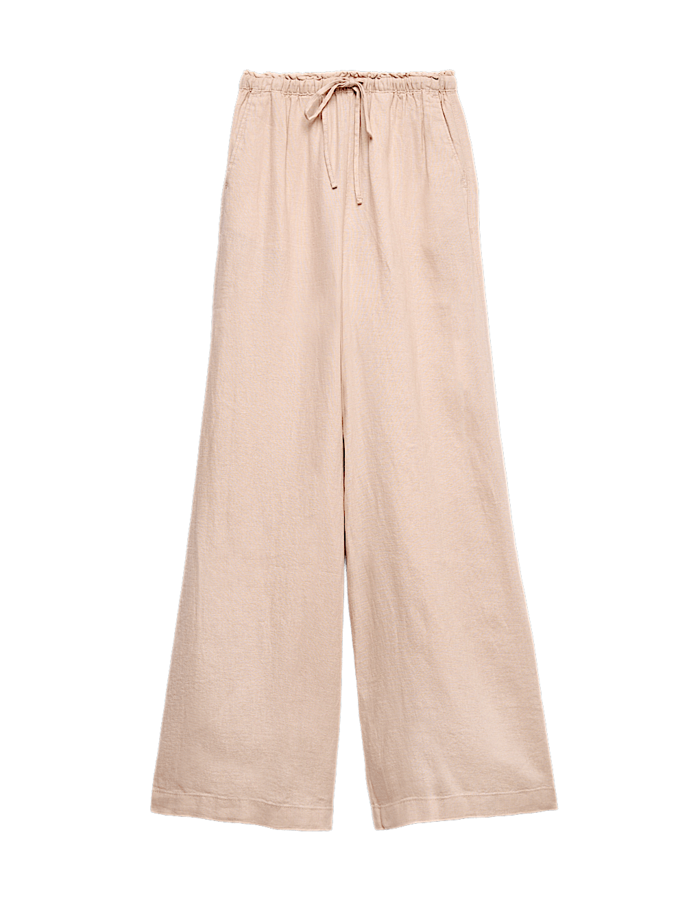 Pure Linen Palazzo Trousers