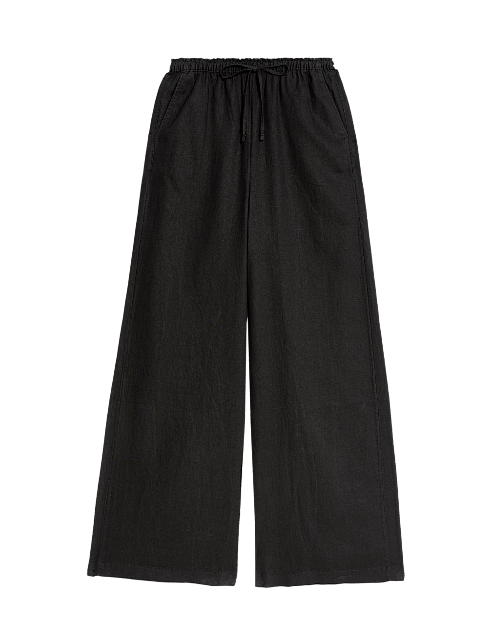 Pure Linen Palazzo Trousers