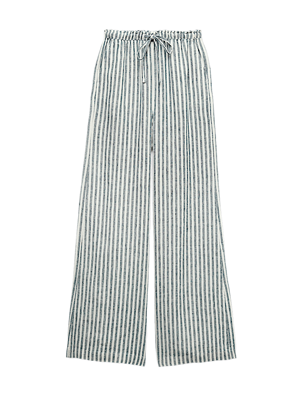 Pure Linen Wide Leg Palazzo Trousers