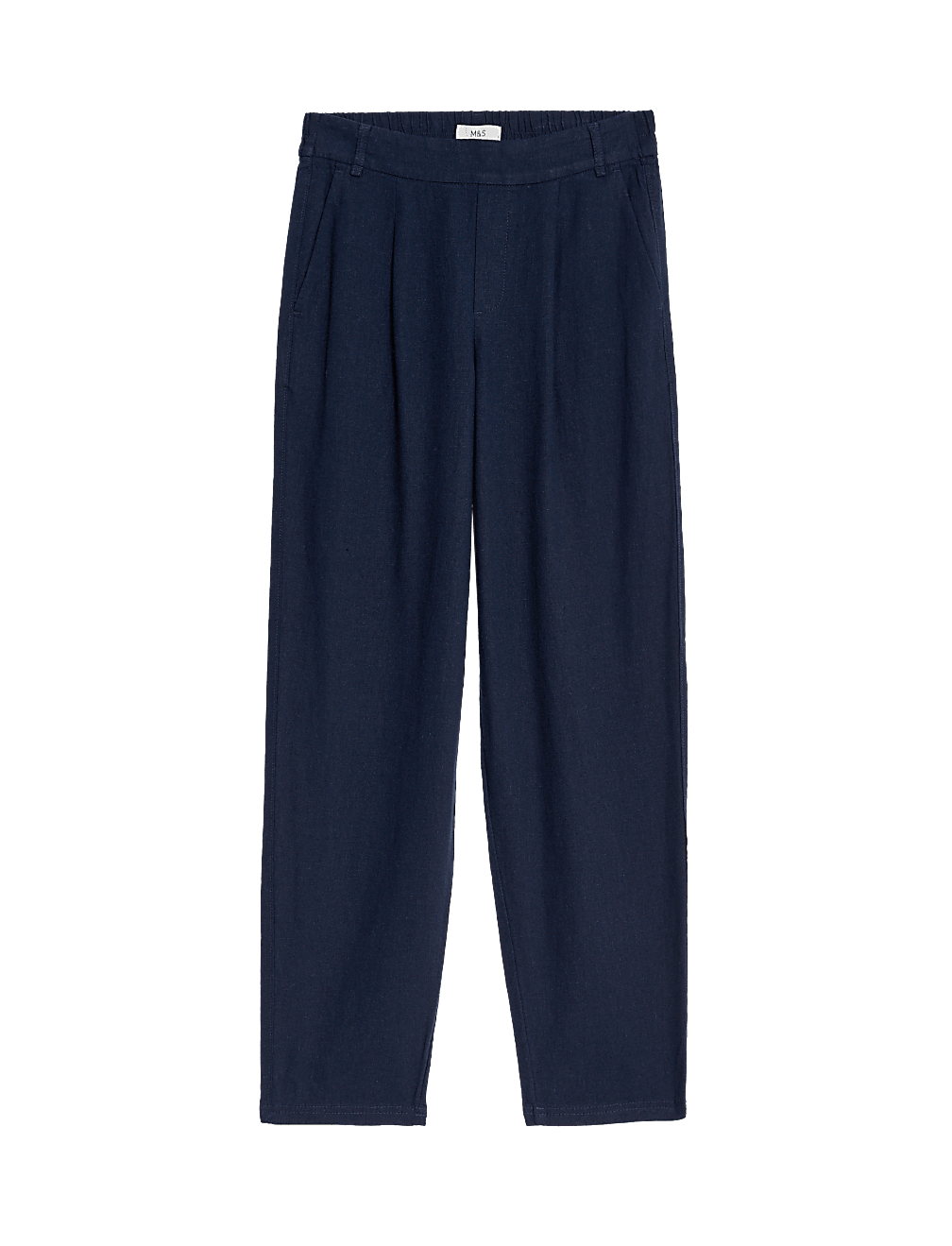 Linen Rich Tapered Trousers