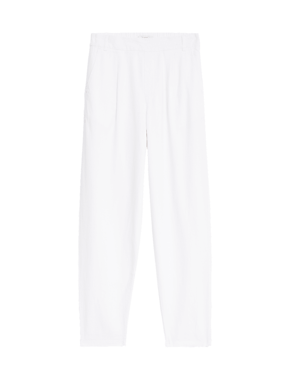 Linen Rich Tapered Trousers