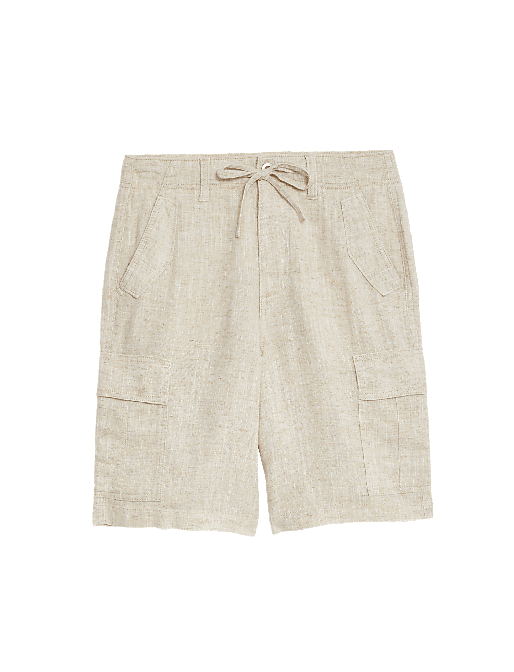 Linen Rich Cargo Utility Shorts