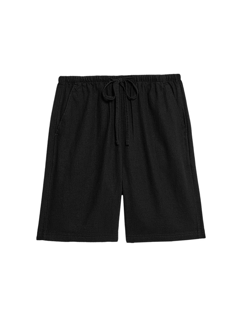 Linen Rich High Waisted Shorts