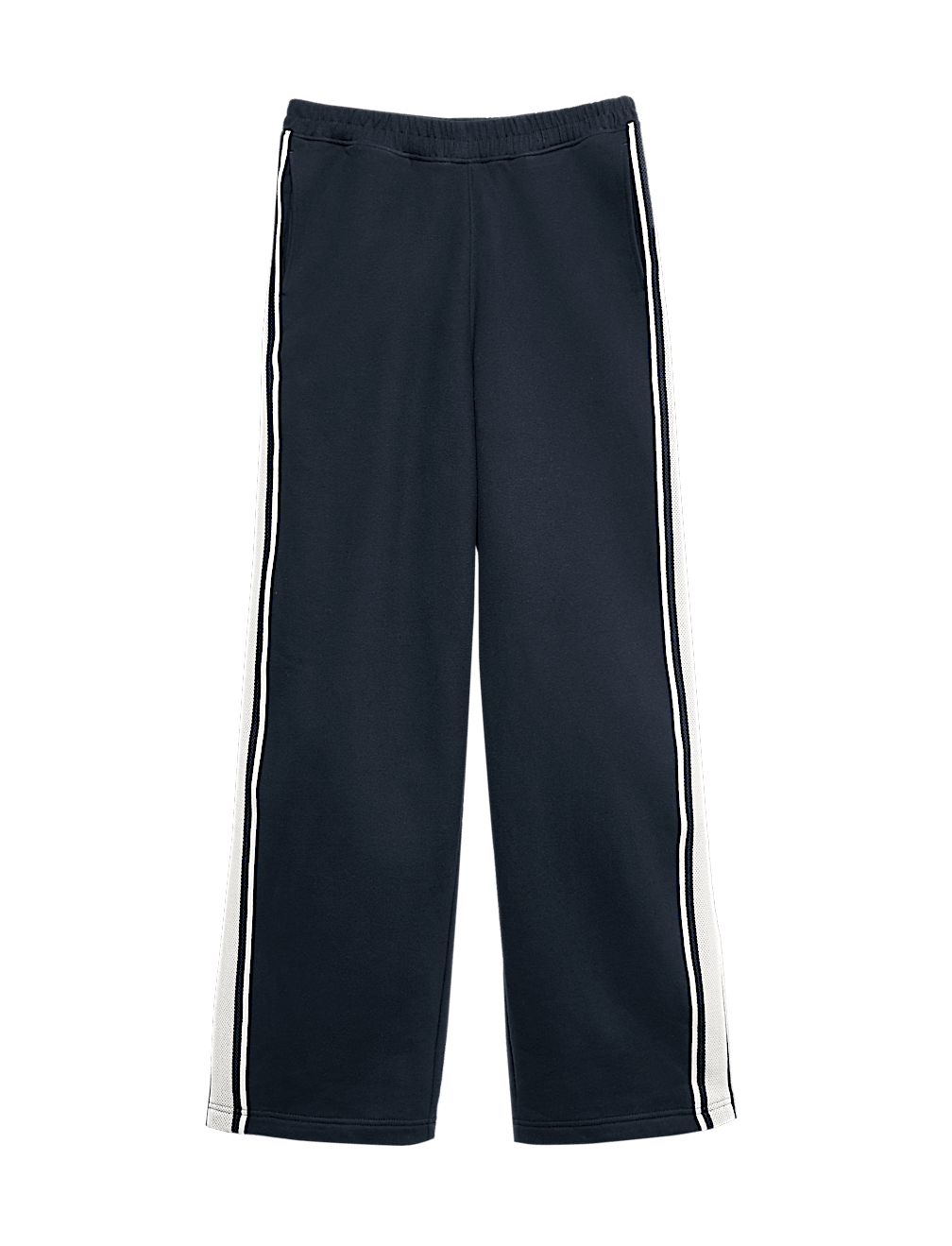 Pure Cotton Side Stripe Relaxed Joggers