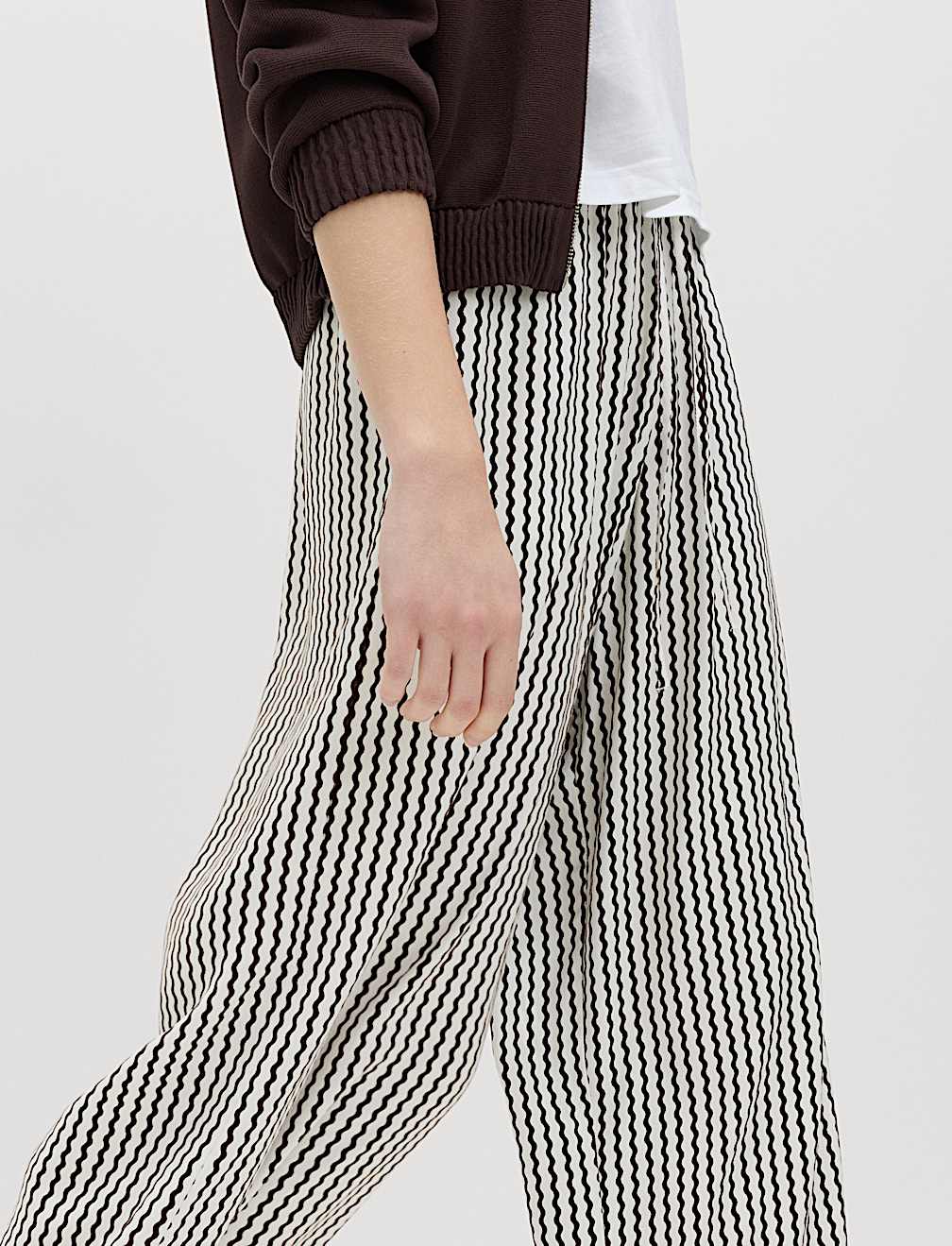 Printed Pull On Wide Leg Culottes