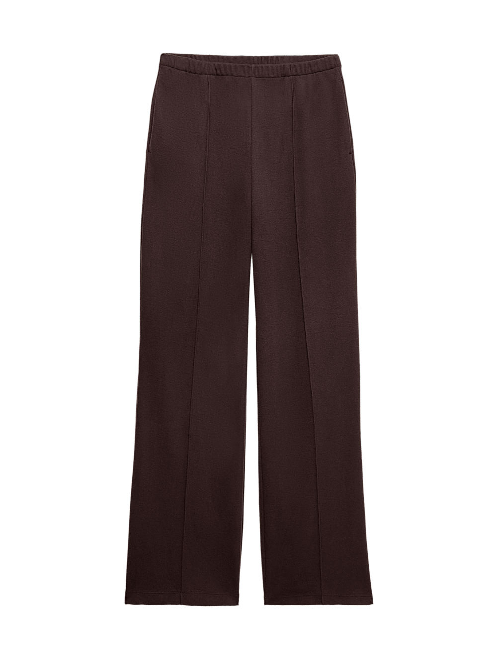 Cotton Rich Pintuck Wide Leg Trousers