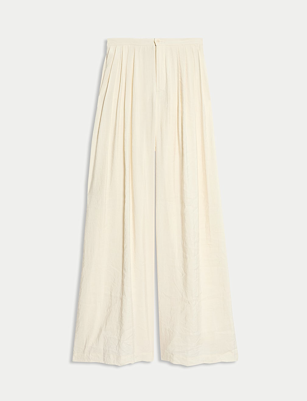 Pleated Palazzo Trousers