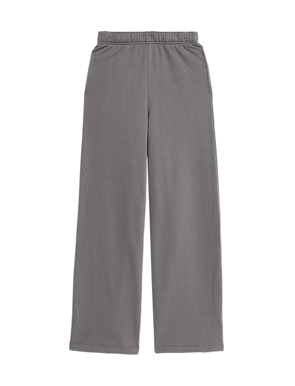 Cotton Rich Drawstring Wide Leg Joggers