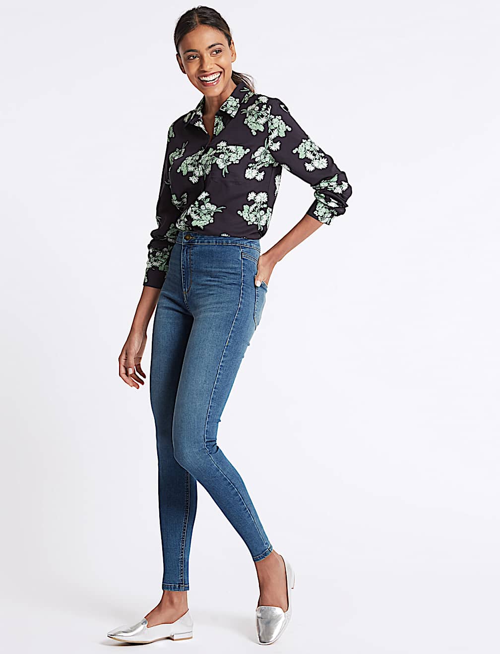 High Waist Super Skinny Jeans