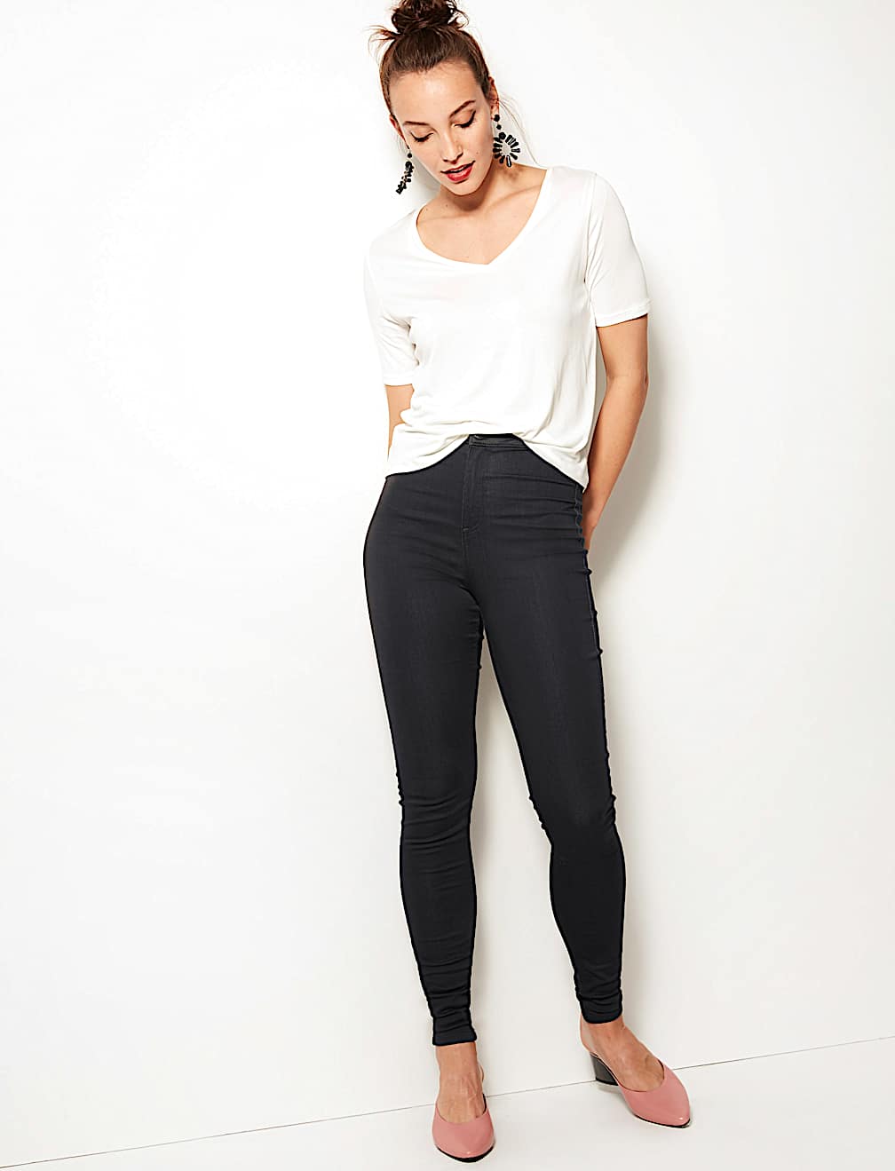 High Waisted Super Skinny Jeans