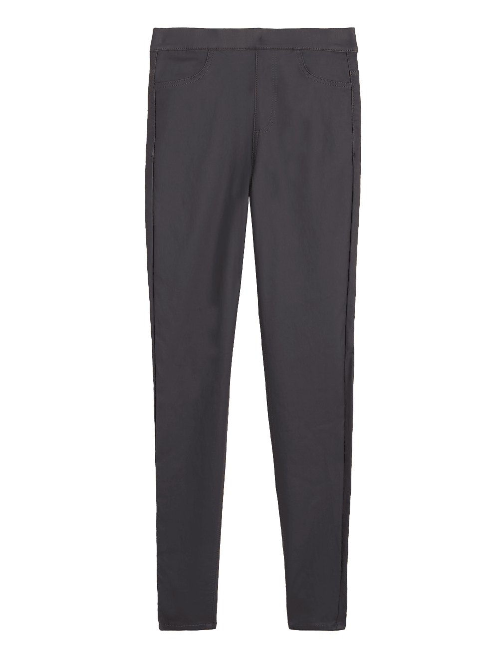 Coated High Waisted Jeggings