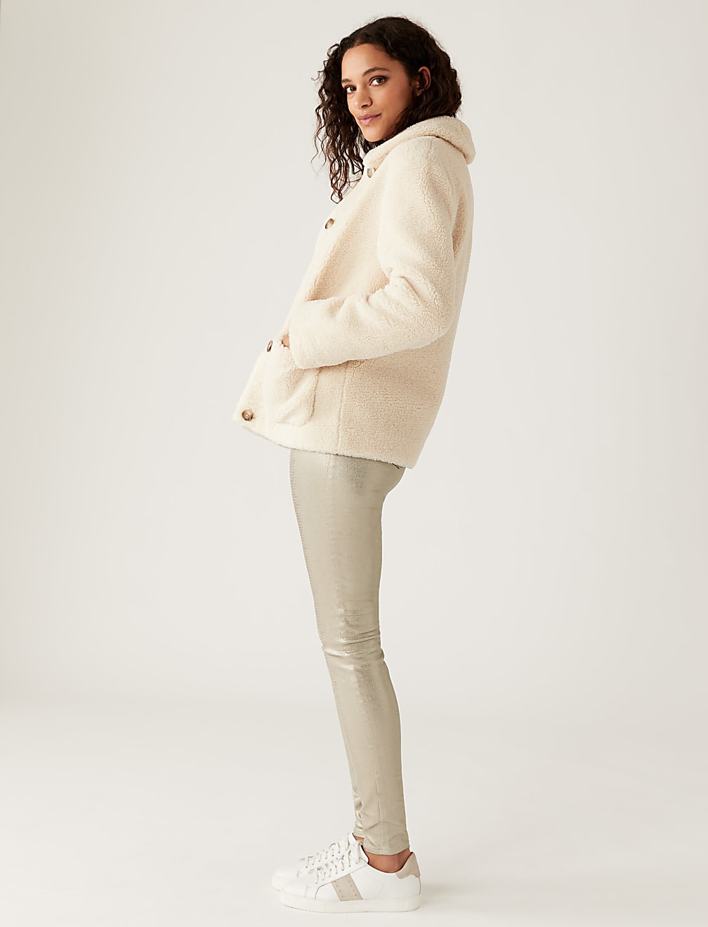 Coated High Waisted Jeggings