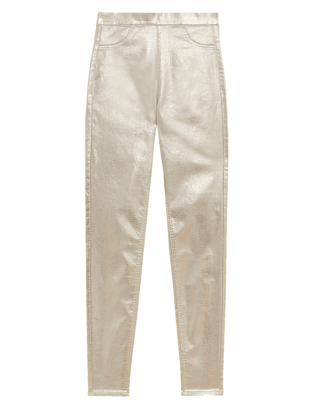 Coated High Waisted Jeggings