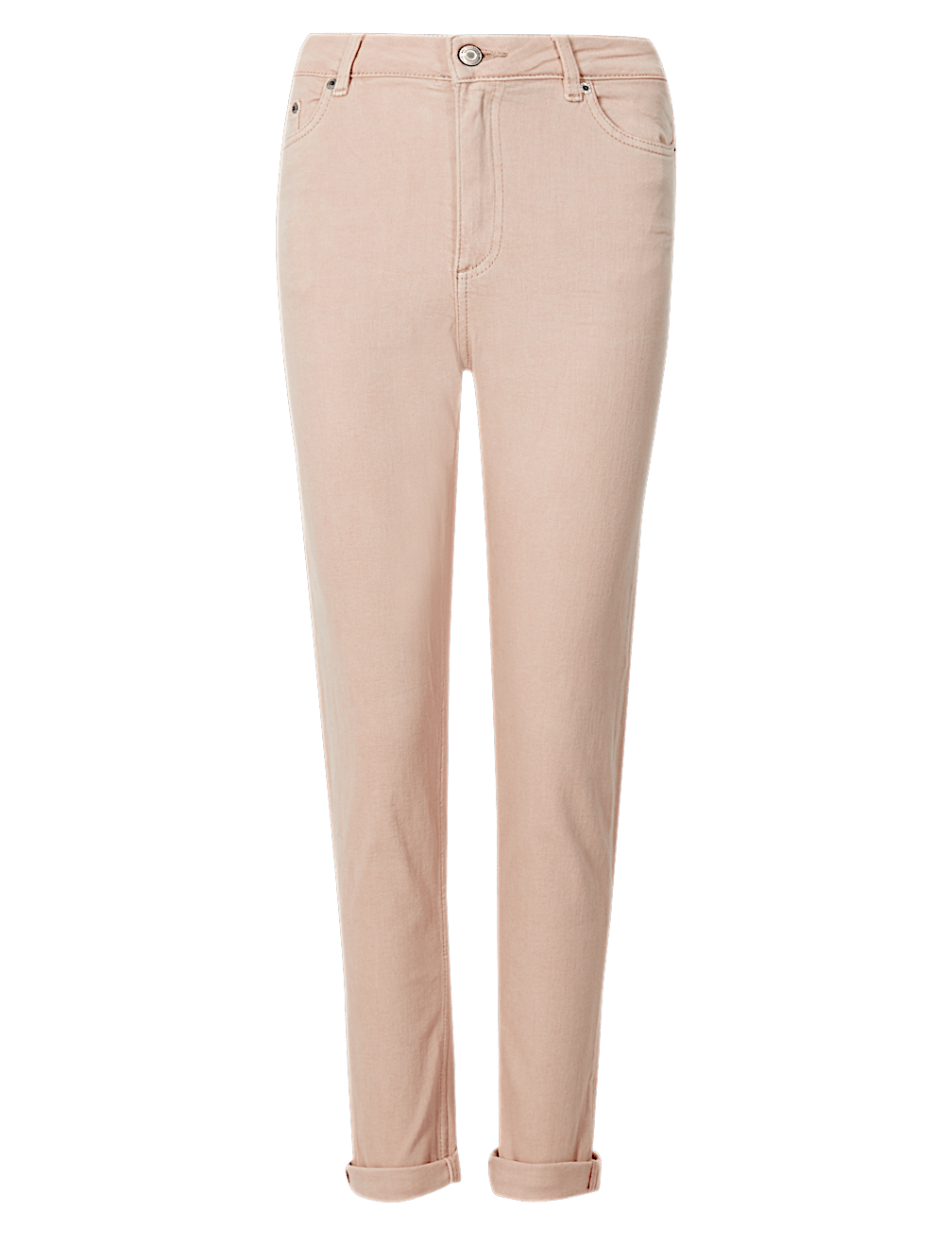 Relaxed Mid Rise Slim Jeans