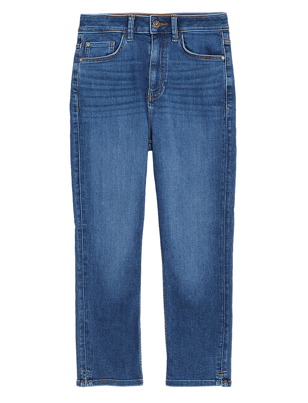 Supersoft High Waisted Skinny Cropped Jeans