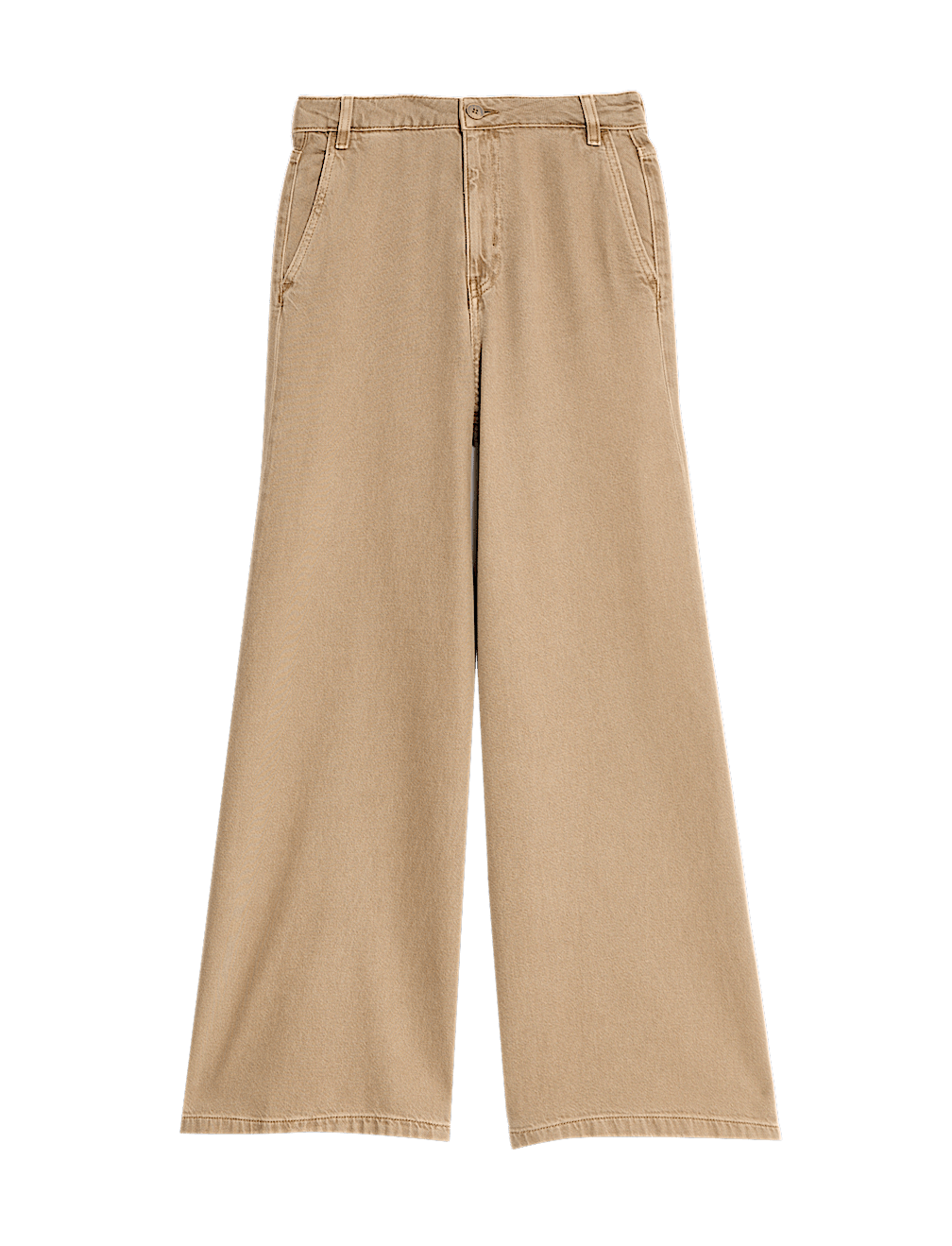 Cotton Rich Palazzo Trousers