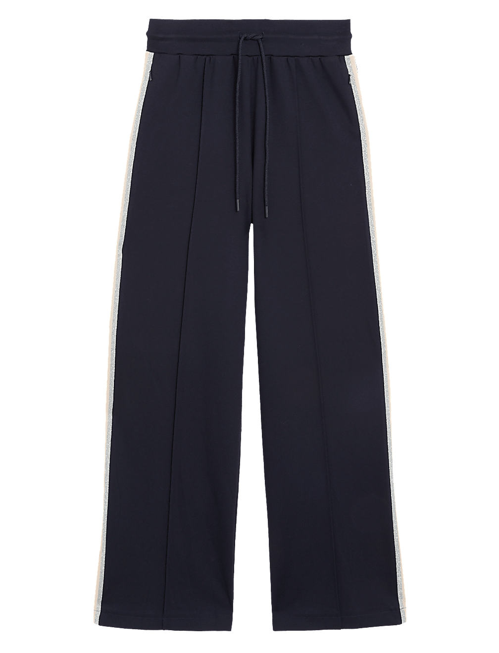 Side Stripe Wide Leg Trousers