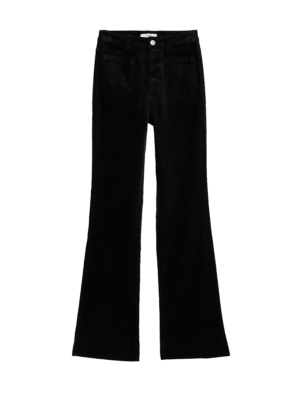 Cord Patch Pocket Tea Dyed Flared Trousers