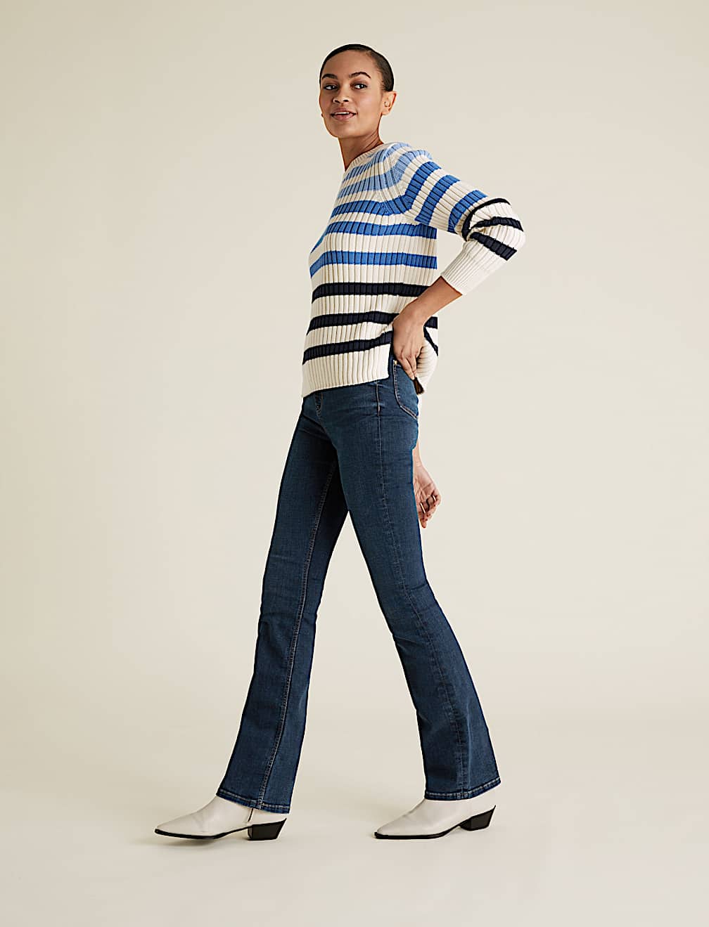 The Slim Flare Jeans