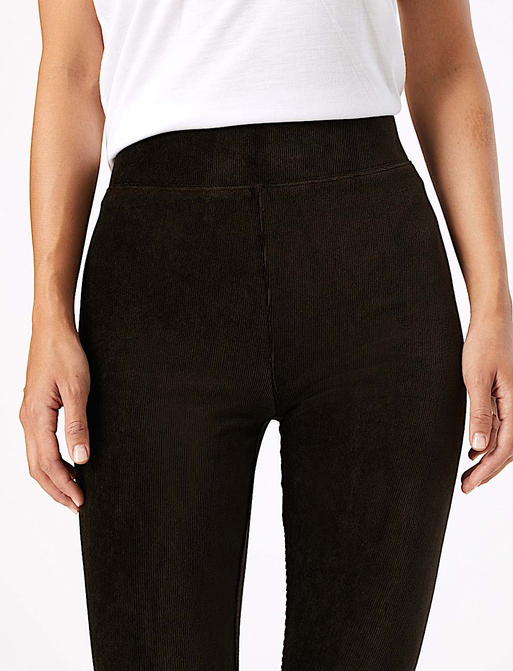 Corduroy High Waisted Leggings