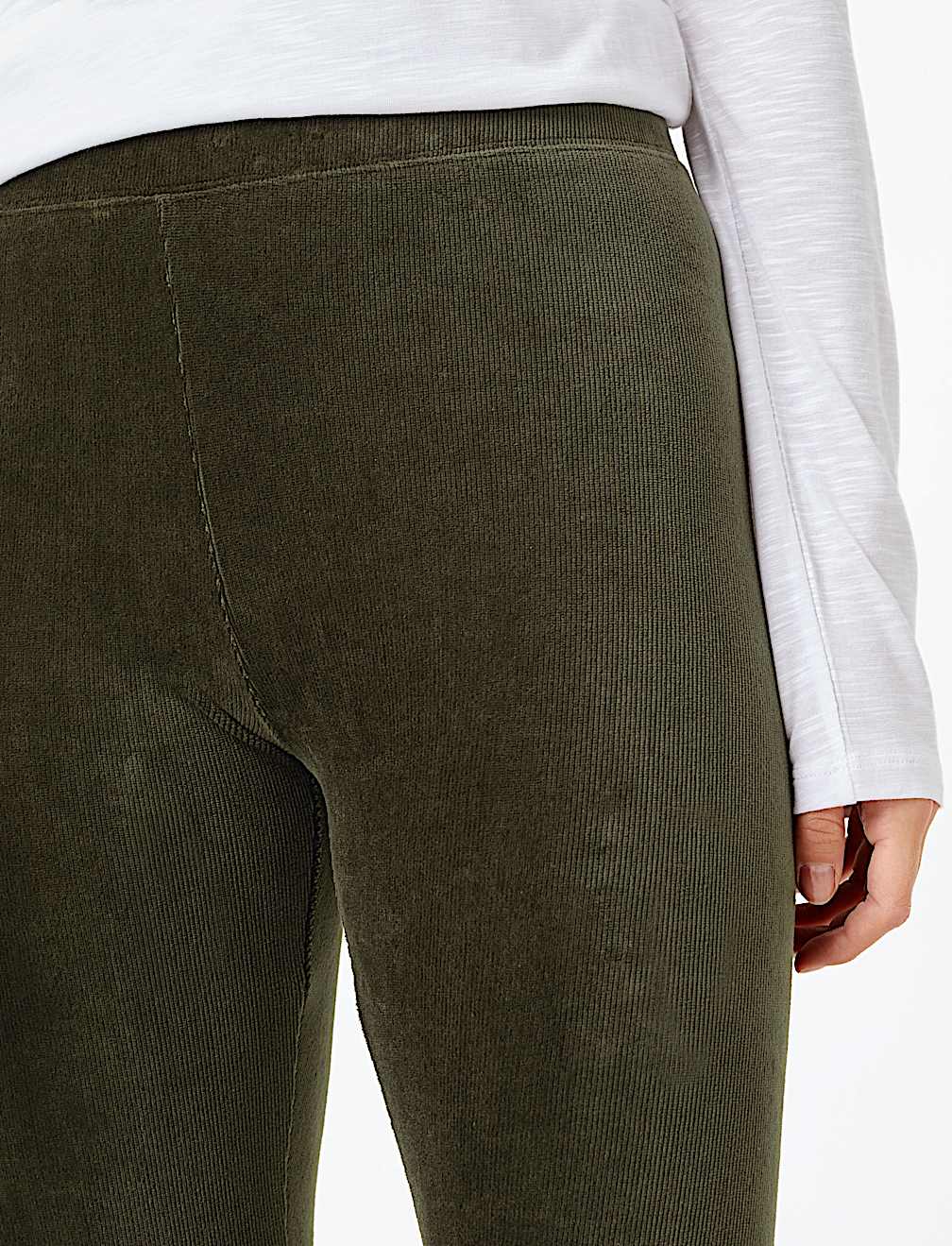 Corduroy High Waisted Leggings