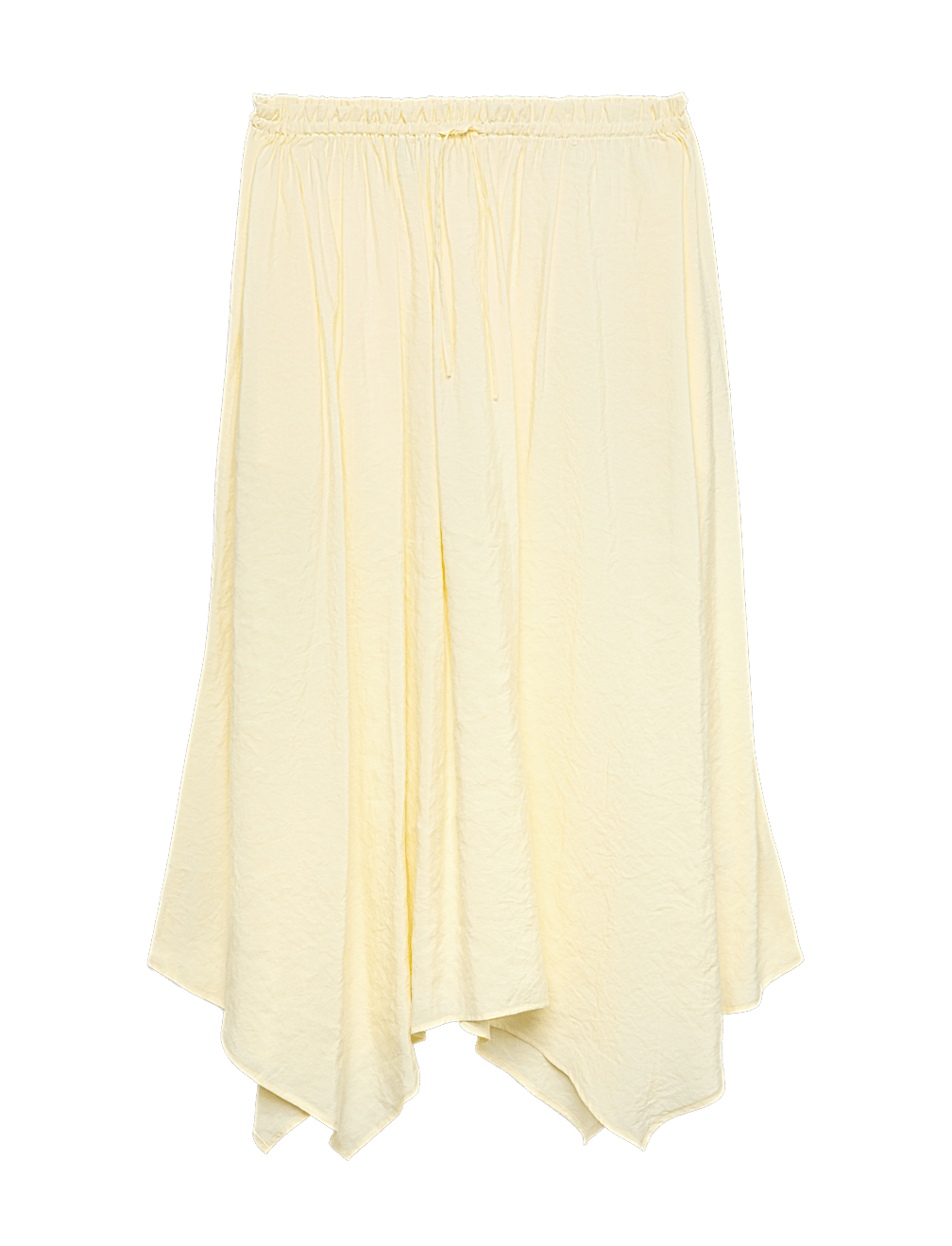 Hanky Hem Midi Skirt