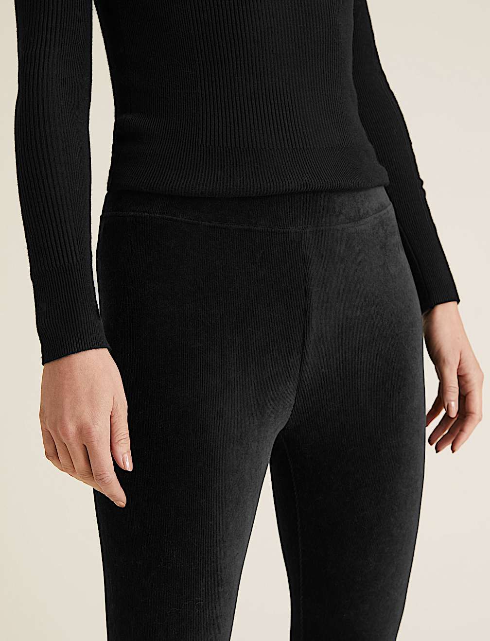 Cord High Waisted Leggings