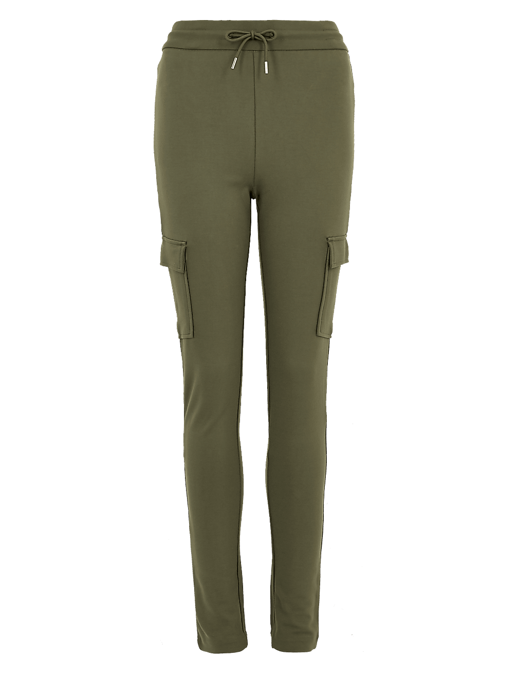 Jersey Slim Fit Cargo Joggers