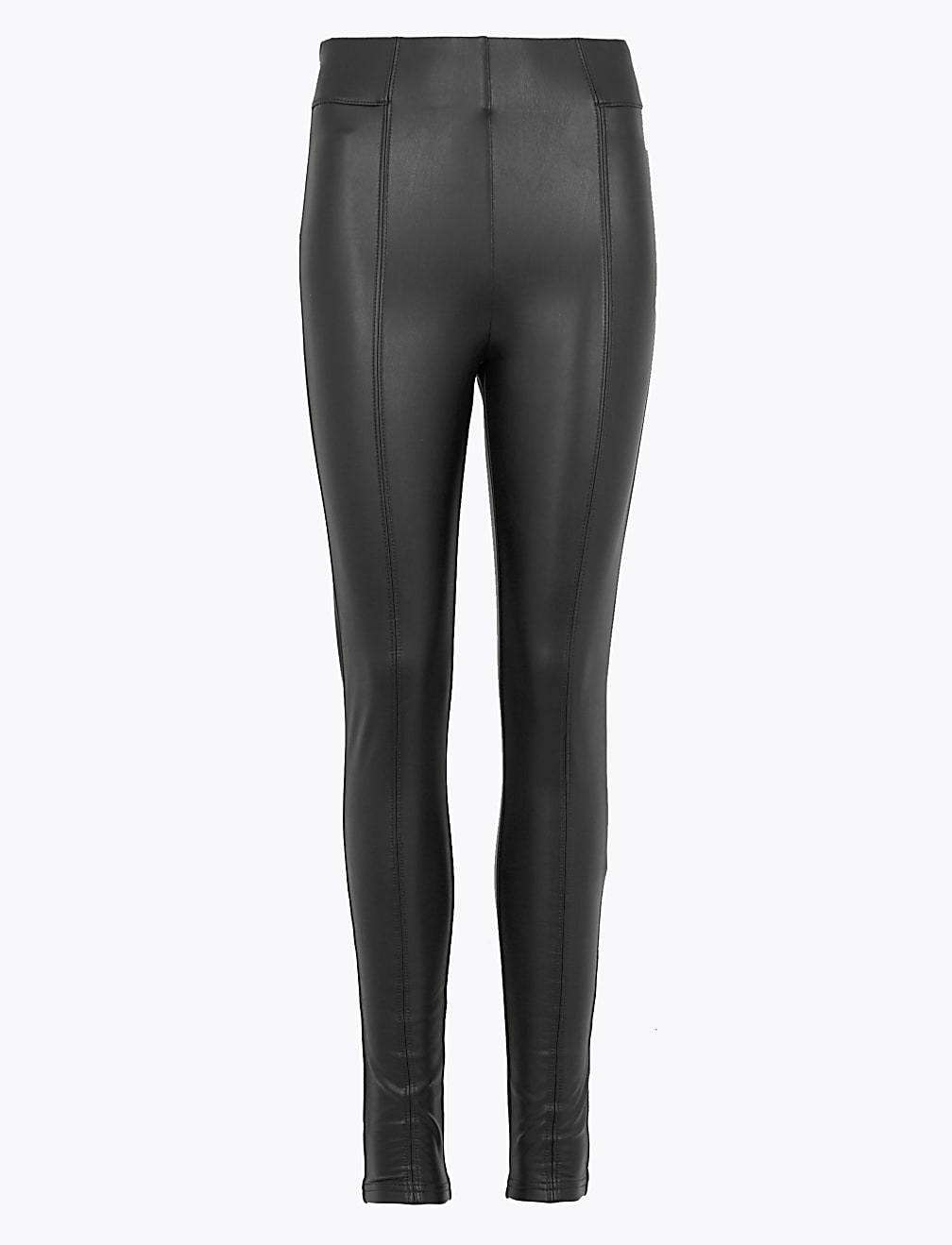 Faux Leather High Waisted Leggings
