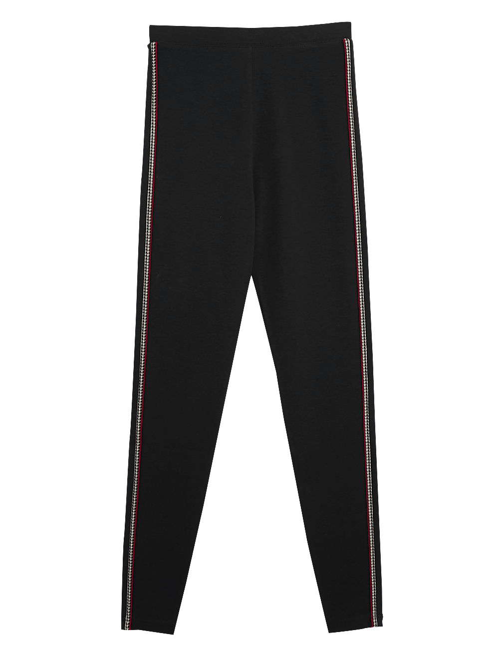 Jersey Side Stripe High Waisted Leggings