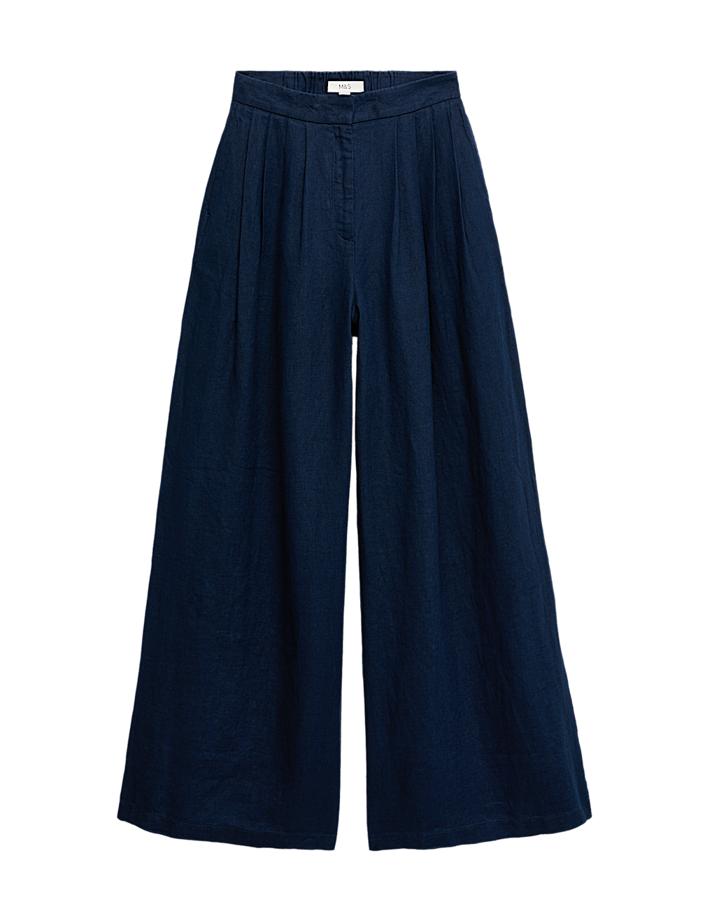 Pure Linen Wide Leg Trousers