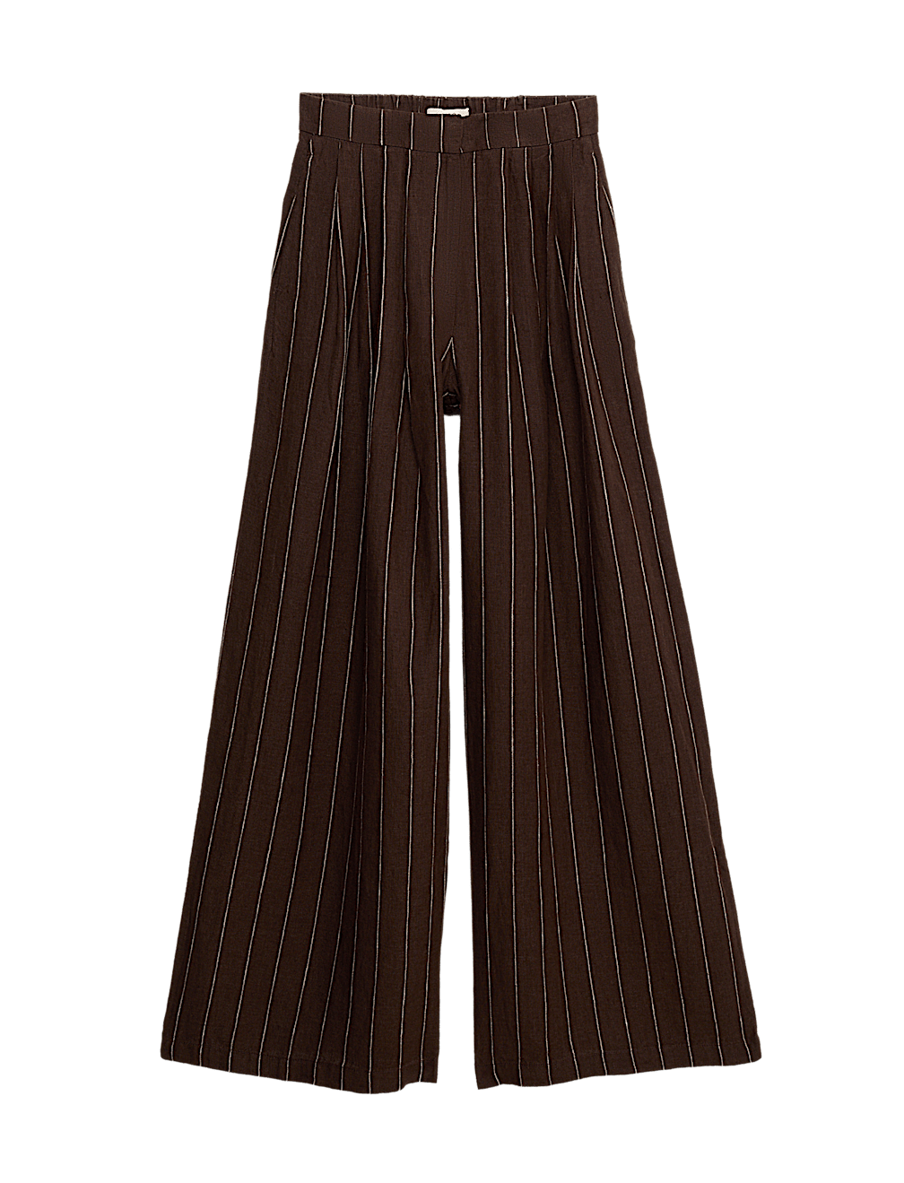 Pure Linen Wide Leg Trousers