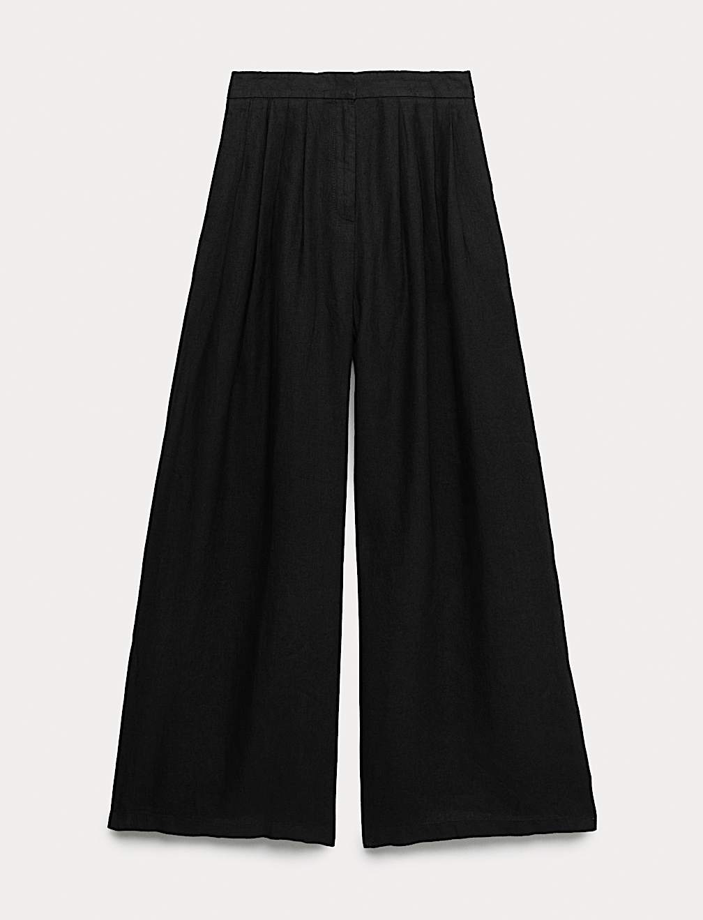 Pure Linen Wide Leg Trousers