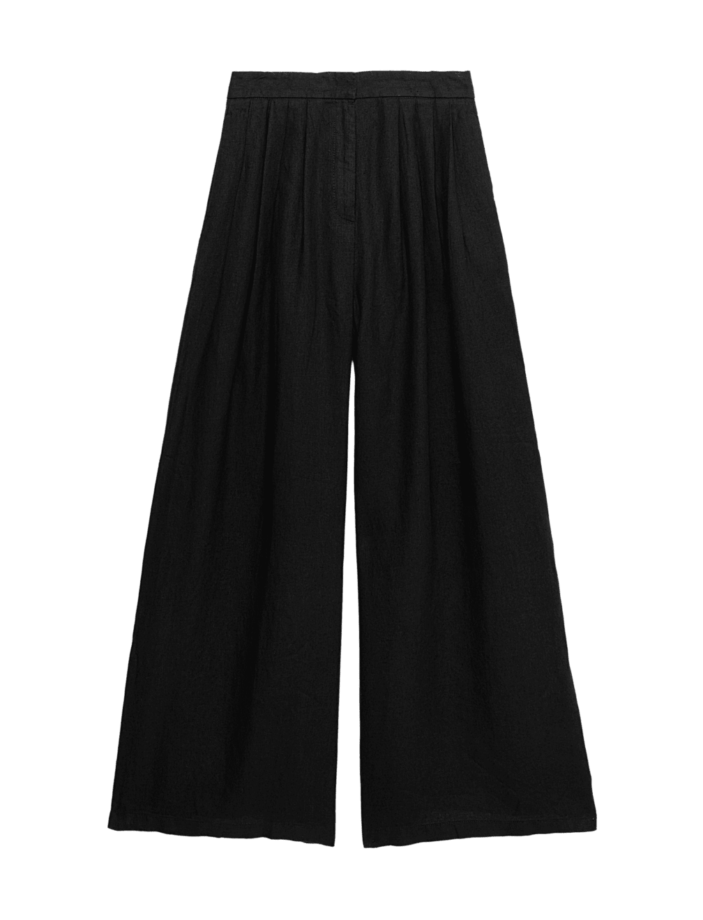 Pure Linen Wide Leg Trousers