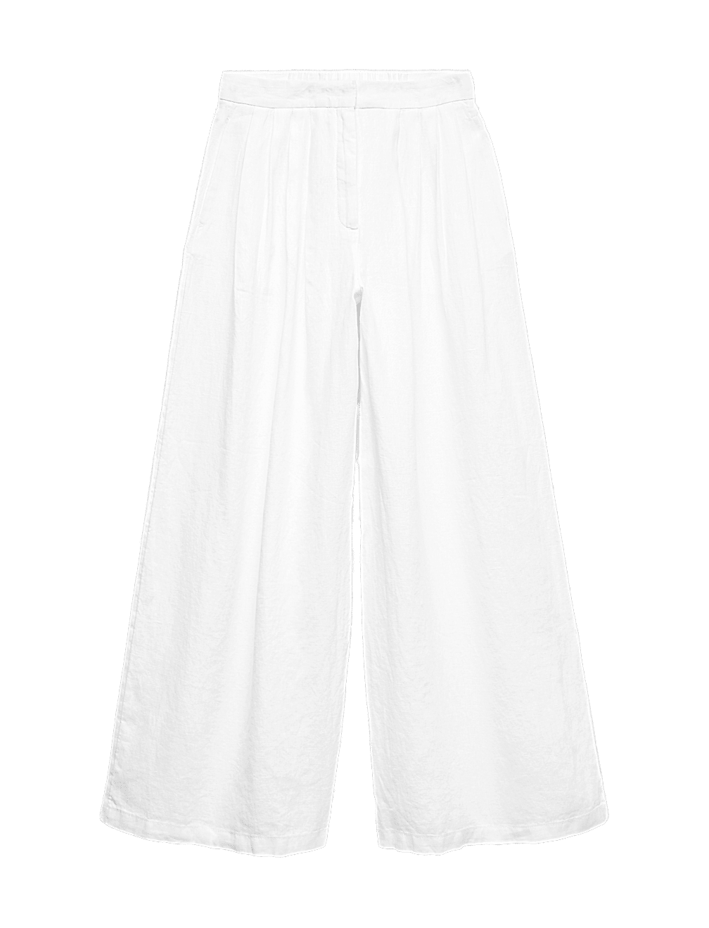 Pure Linen Wide Leg Trousers