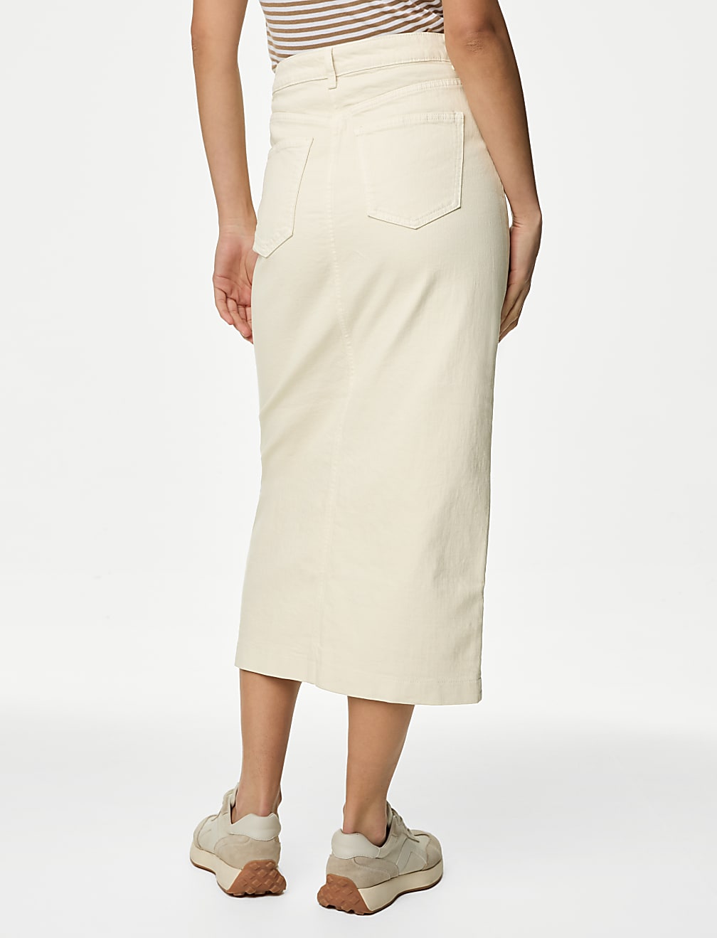 Denim Midi Skirt