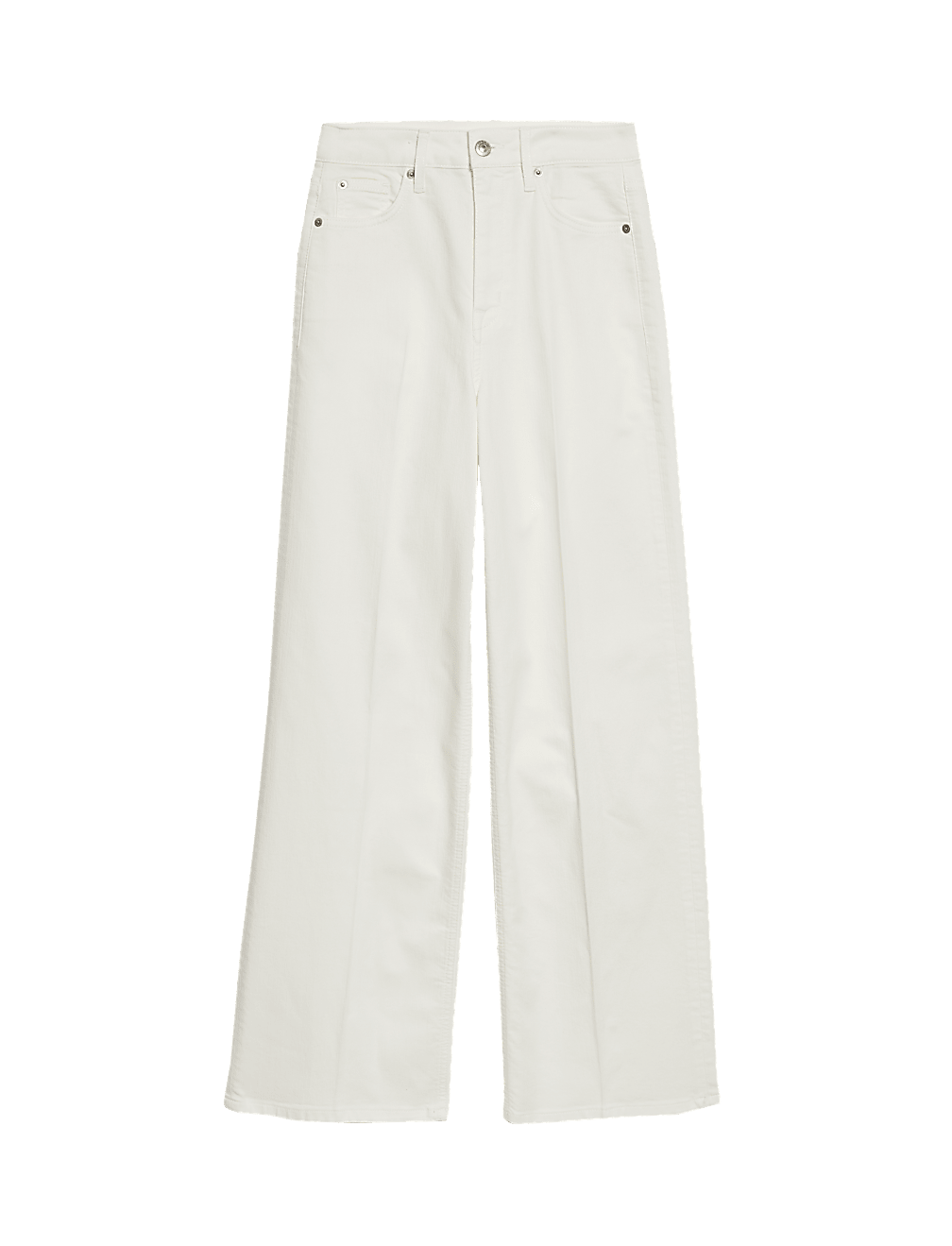 High Waisted Smart Wide Leg Jeans