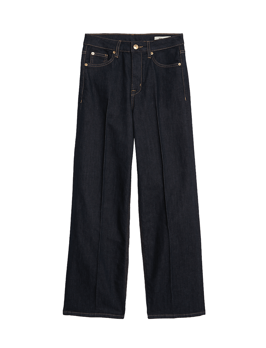 High Waisted Smart Wide Leg Jeans