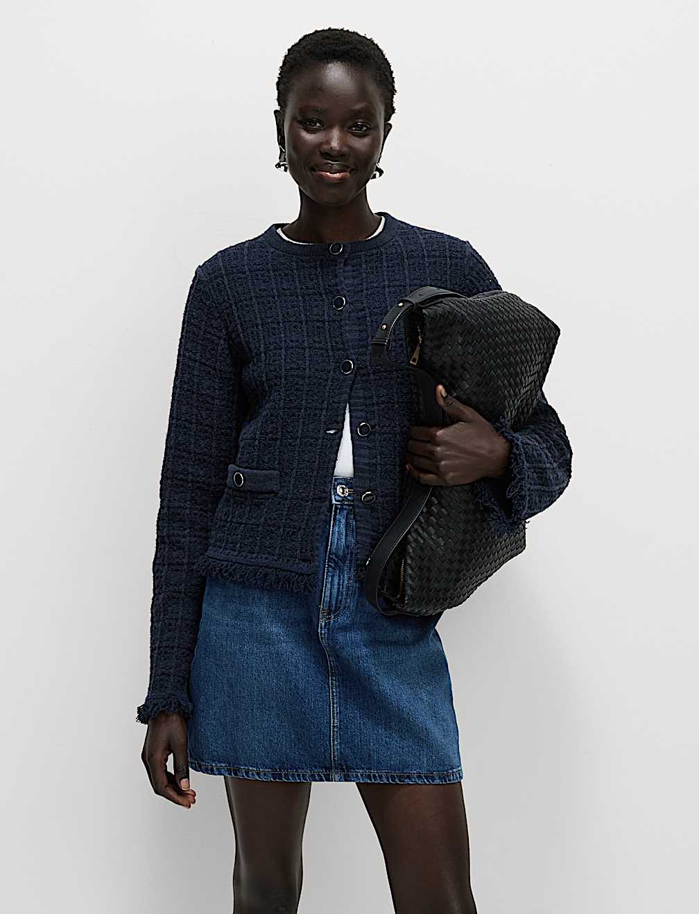 Denim Mini Skirt
