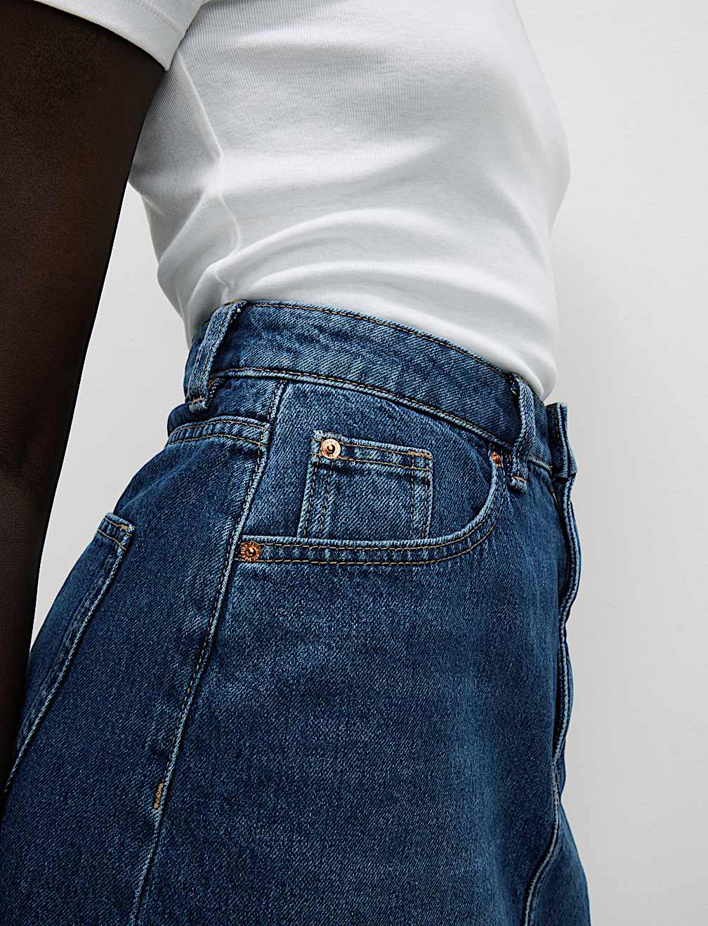 Denim Mini Skirt