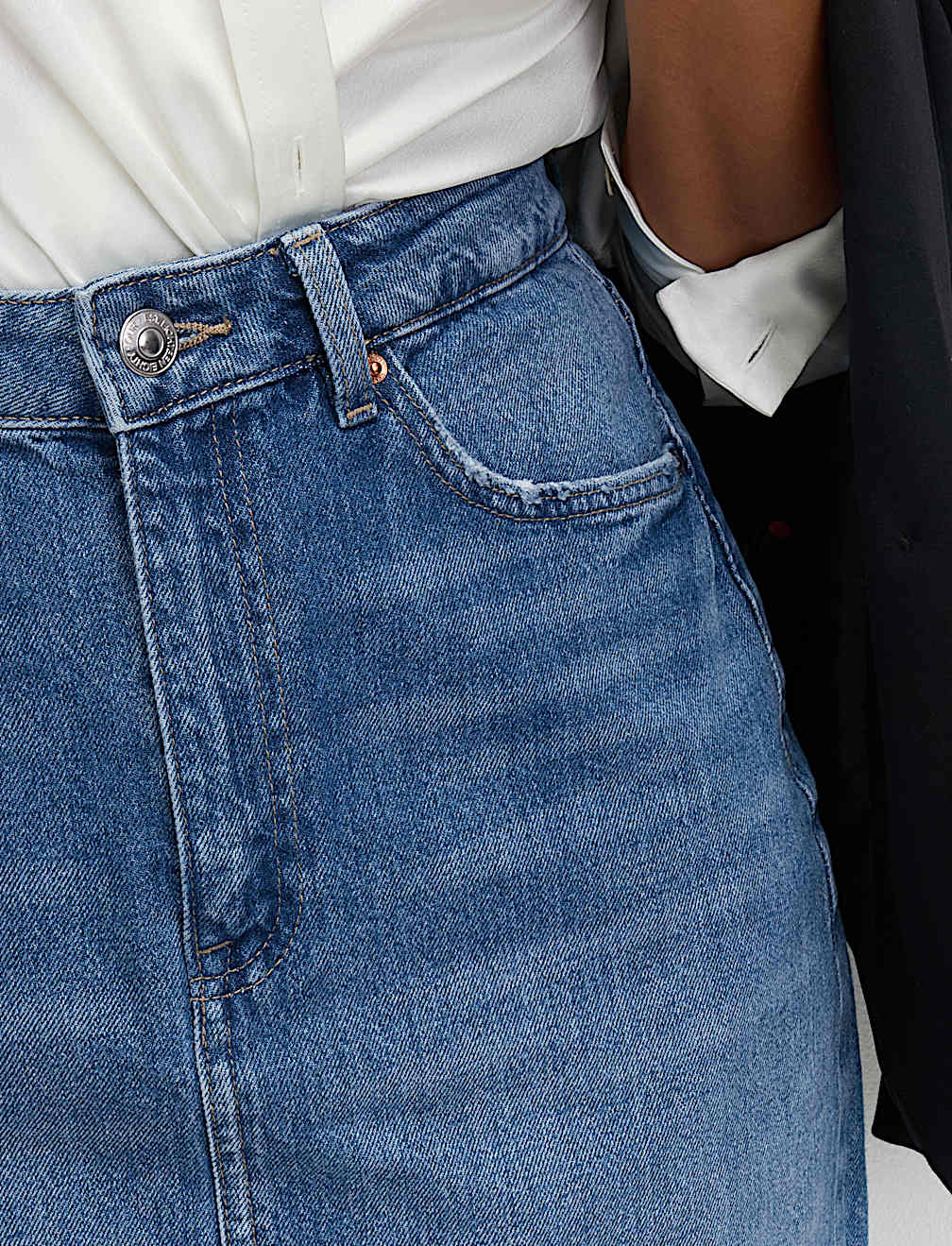 Denim Mini Skirt
