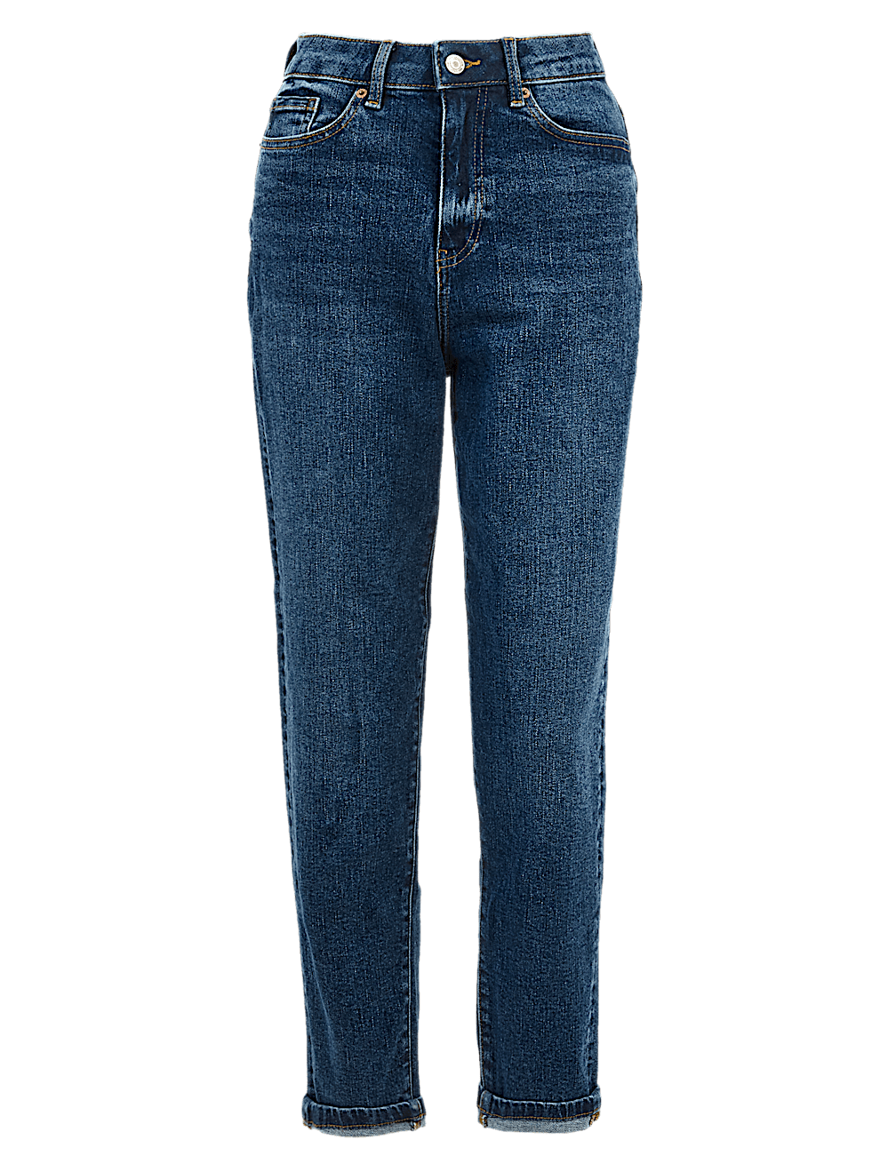 Mom High Waist Ankle Grazer Jeans