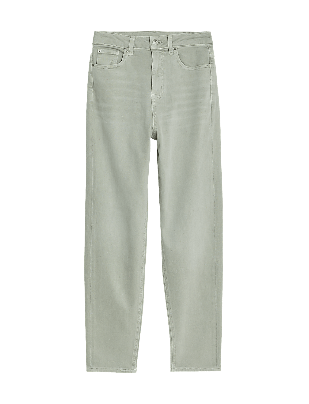 Mom High Waisted Tapered Ankle Grazer Jeans
