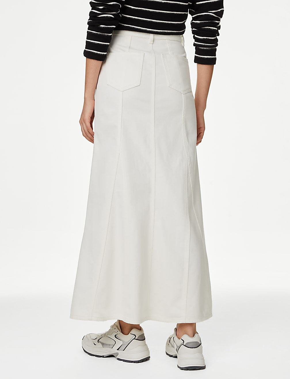 Denim Maxi Skirt