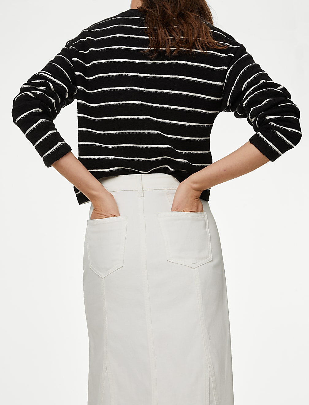 Denim Maxi Skirt