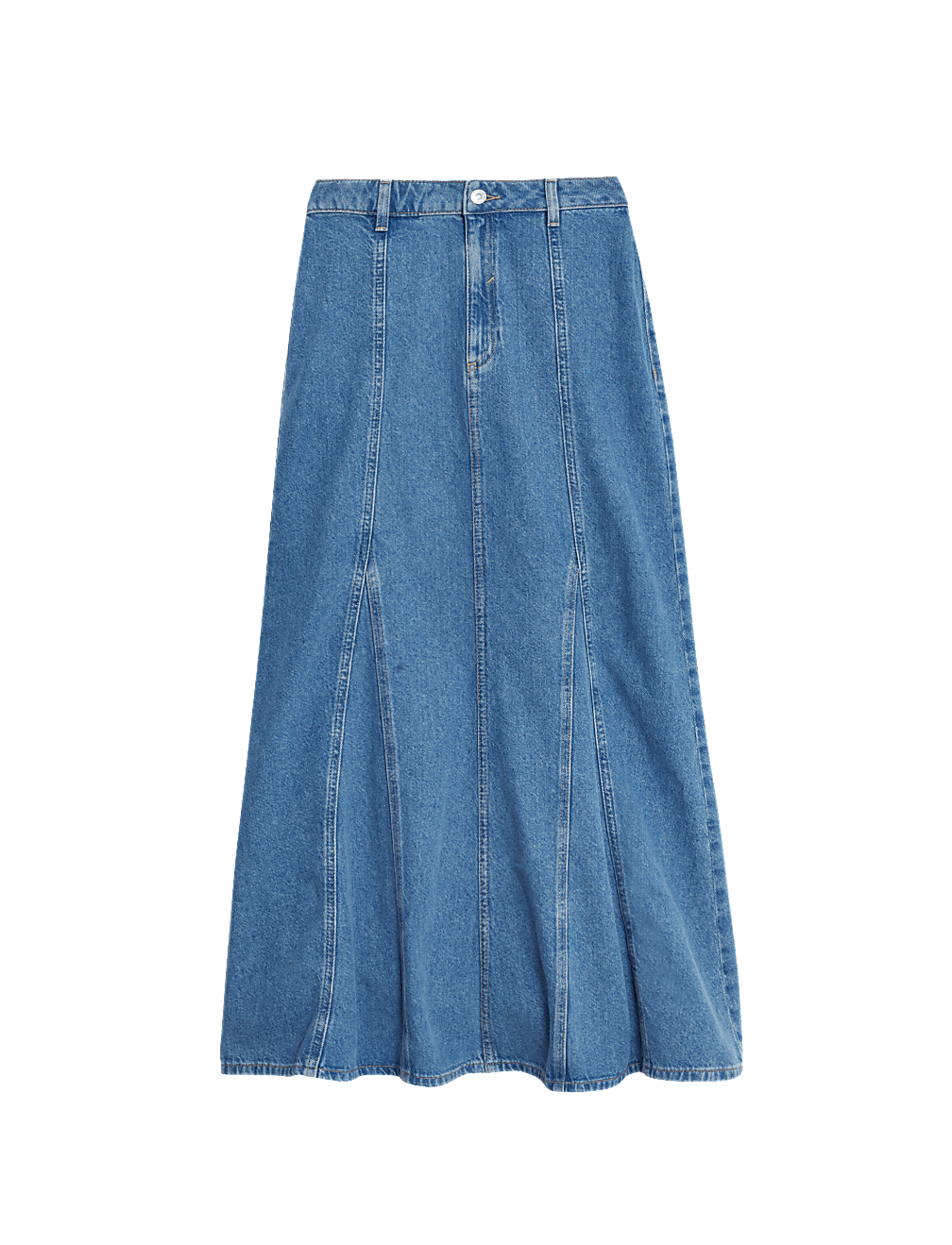 Denim Maxi Skirt