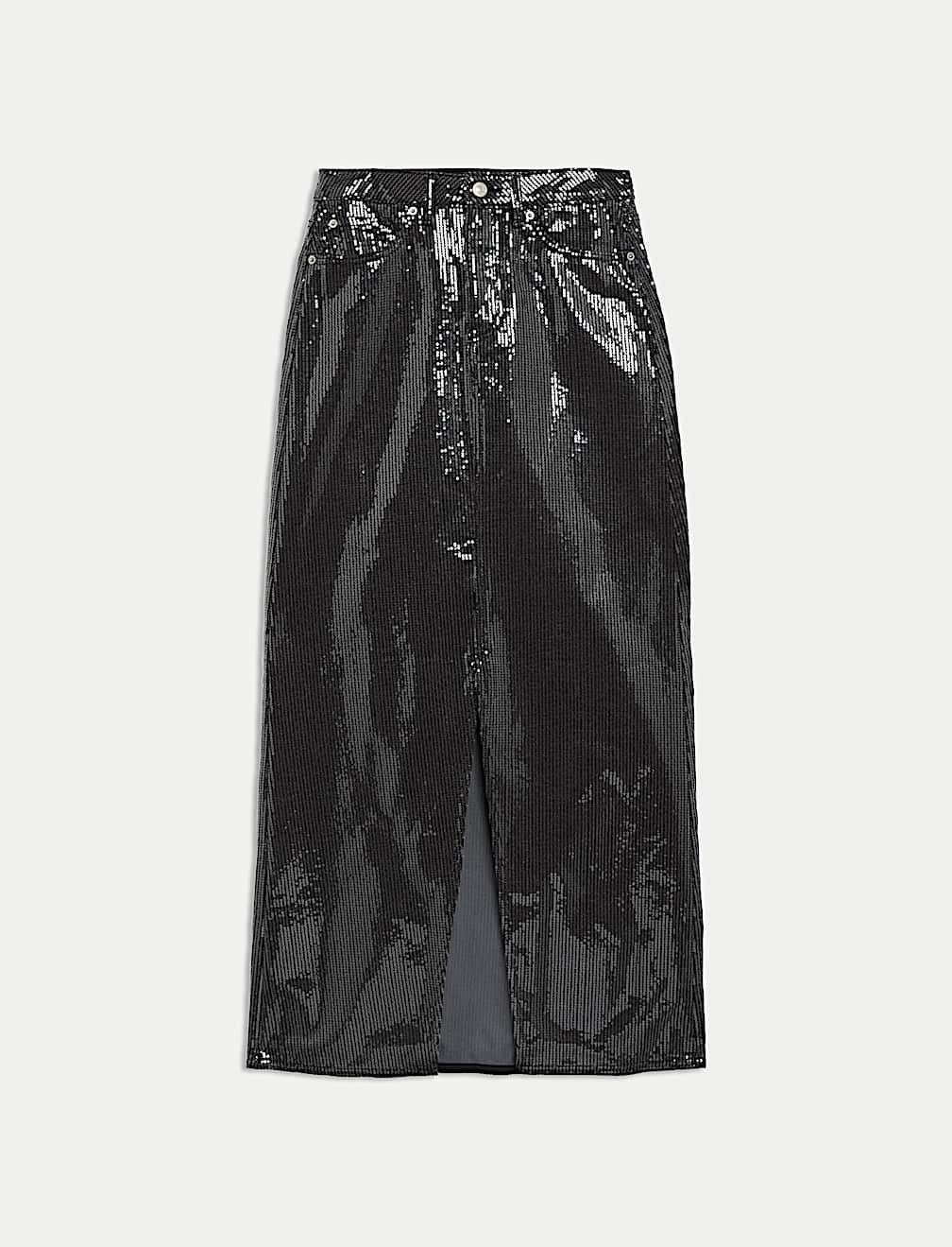 SEQUIN MAXI SKIRT